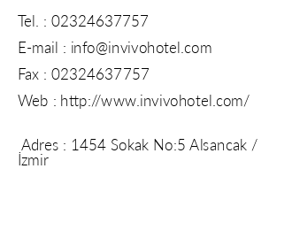 n Vivo Hotel iletiim bilgileri